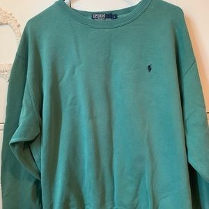 Green Ralph Lauren Crew Neck Sweatshirt